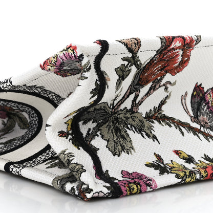 Christian Dior Canvas Jardin Botanique Embroidered Small Book Tote Multicolor 8 of 9