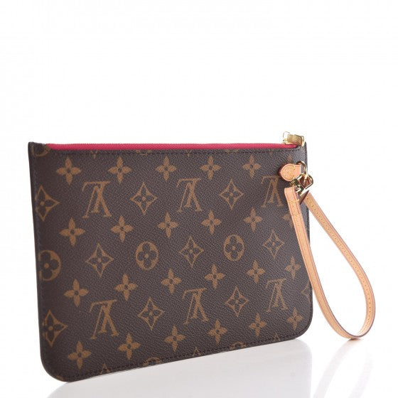 Louis Vuitton Monogram Neverfull MM GM Pochette Pivoine 3 of 7