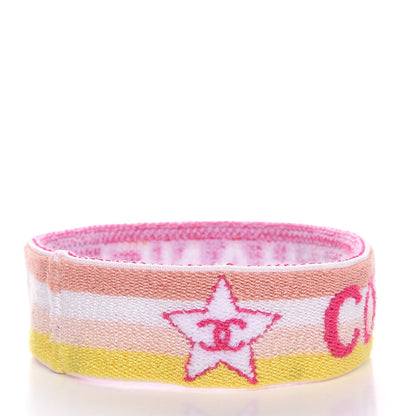 Chanel Knit Coco CC Headband Wristband Set Multicolor 3 of 4