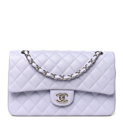 Chanel Caviar Quilted Medium Double Flap Light Purple 1 of 11