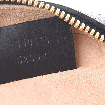 Gucci Suede Patent Web Mini Ophidia Round Shoulder Bag Black 7 of 10