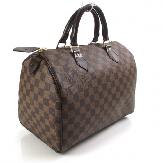 Louis Vuitton Damier Ebene Speedy 30 3 of 9