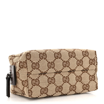 Gucci Monogram Small Balthus Cosmetic Case Beige Ebony Cocoa 4 of 8