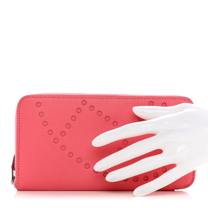 Hermes Chevre Mysore Evelyne Long Wallet Rose Tyrien 2 of 13