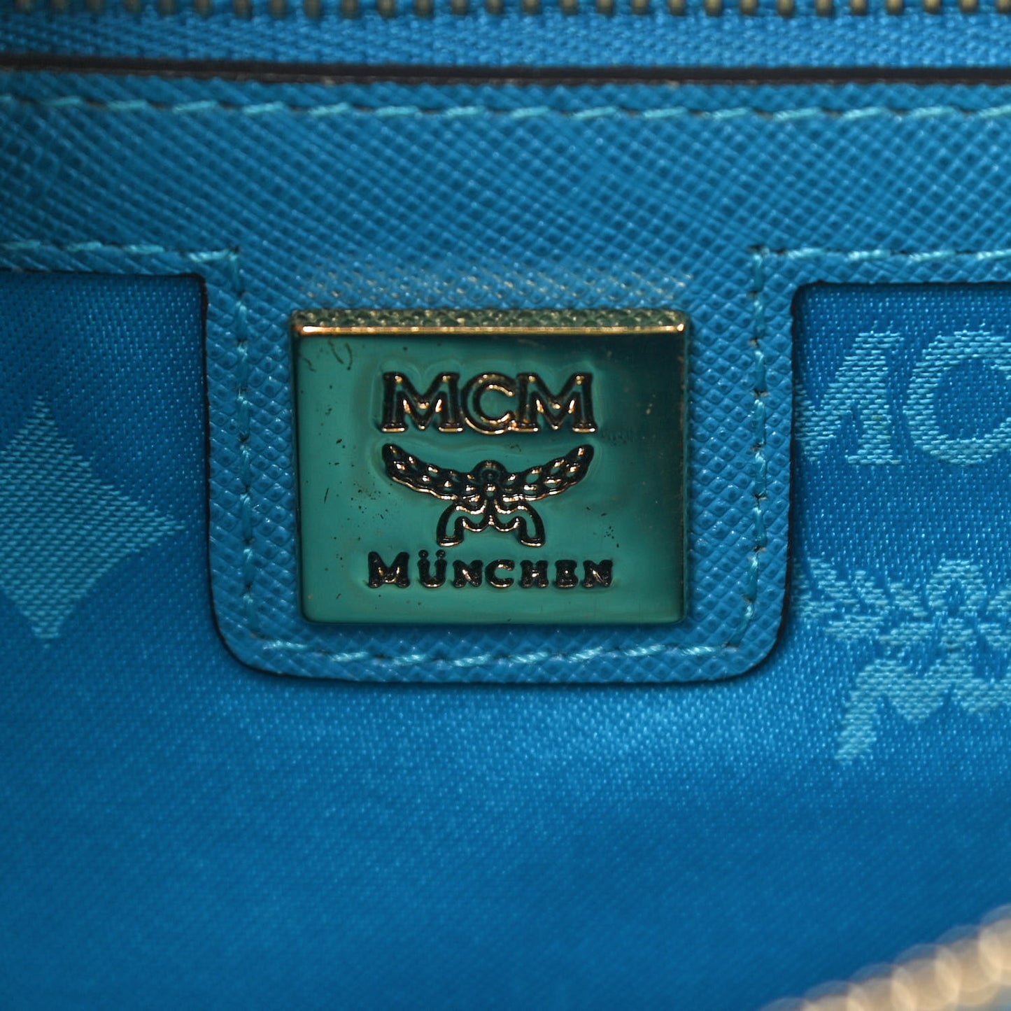 Saffiano Crossbody Bag Blue
