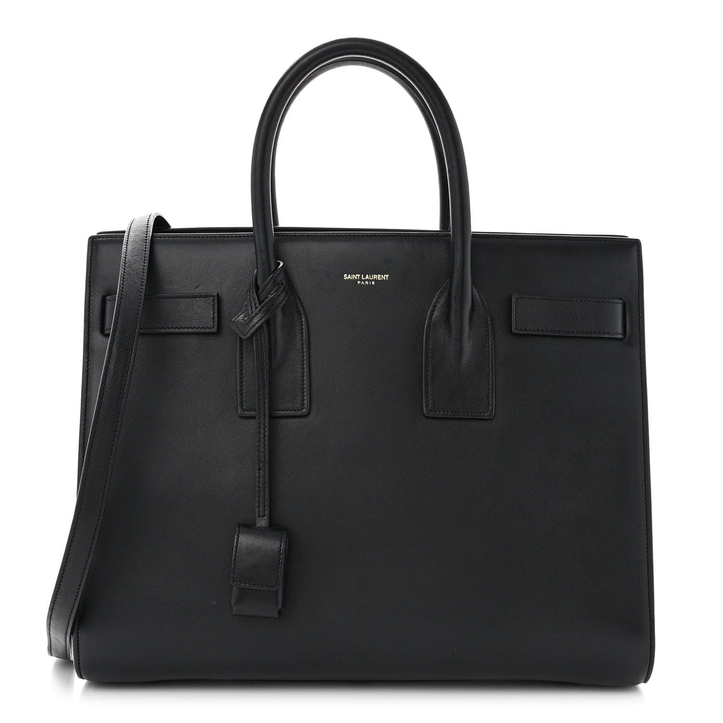 Calfskin Small Sac De Jour Black