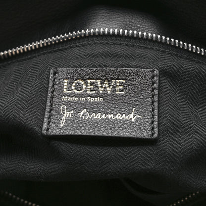 Loewe Calfskin Large Pansies Puzzle Bag Black 6 of 11