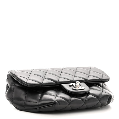 Chanel Calfskin Quilted CC Uniform Flap Belt Bag Black 4 of 9