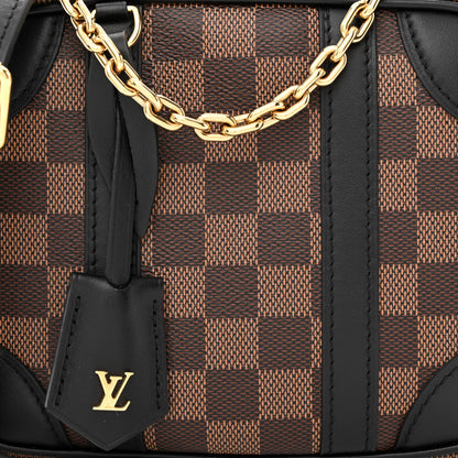 Louis Vuitton Damier Ebene Valisette Souple BB Black 7 of 9