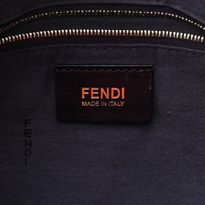 Fendi Pequin Vitello Roll Tote Tobacco Papavero 6 of 13