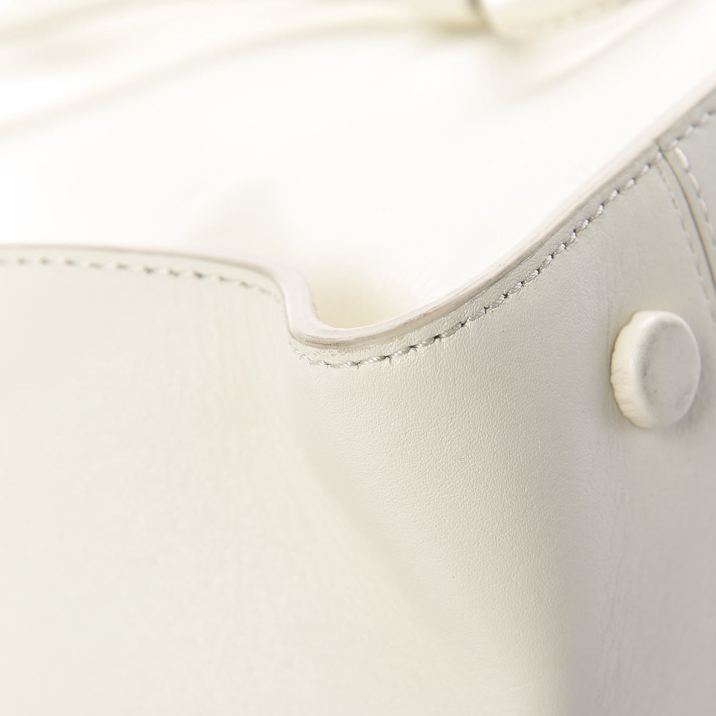 3.1 Smooth Calfskin Small Soleil Bucket Bag Off White