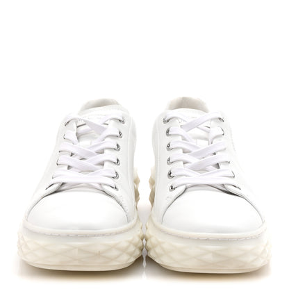 Jimmy Choo Nappa Diamond Light Platform Sneakers 38 White 2 of 10