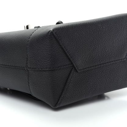 Louis Vuitton Calfskin Lockme Mini Backpack Black 5 of 9