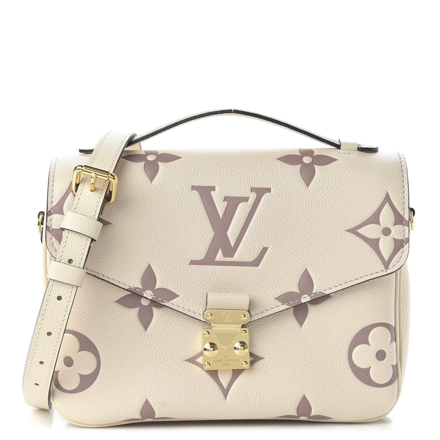 Louis Vuitton Empreinte Monogram Giant Pochette Metis Creme Bois De Rose 1 of 9