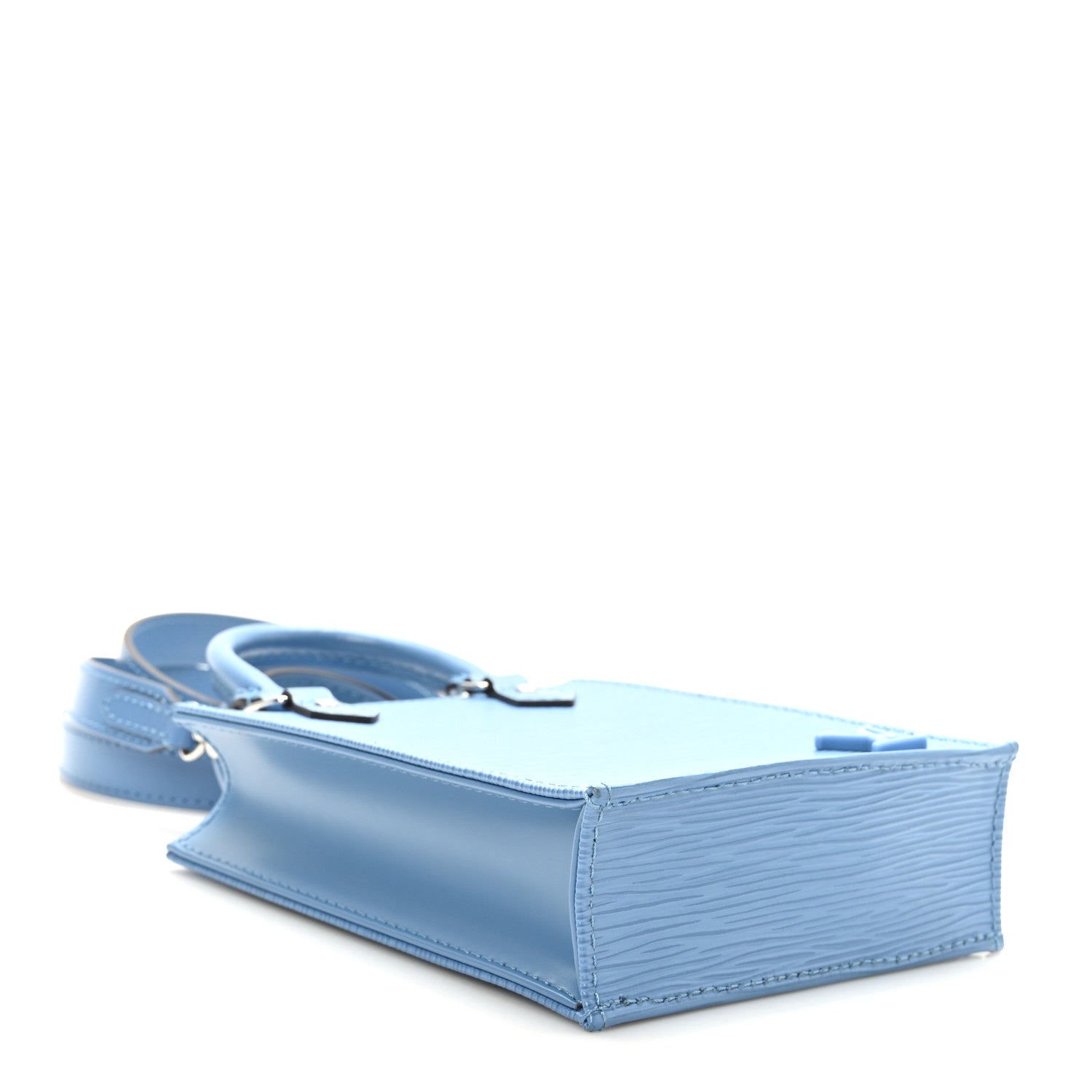 Louis Vuitton Epi Petit Sac Plat Bleuet 4 of 8
