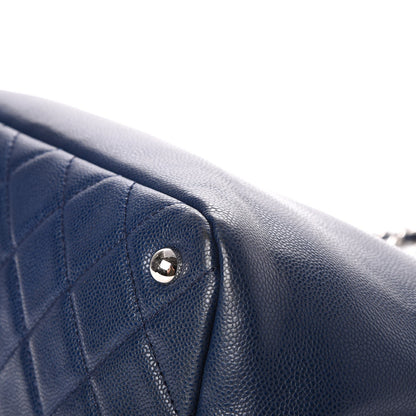 Chanel Caviar Timeless CC Soft Tote Navy Blue 11 of 11