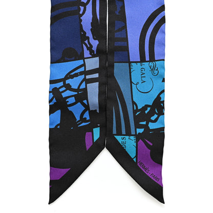 Hermes Silk Brides de Gala En Desordre Blue Purple Multicolor 2 of 4