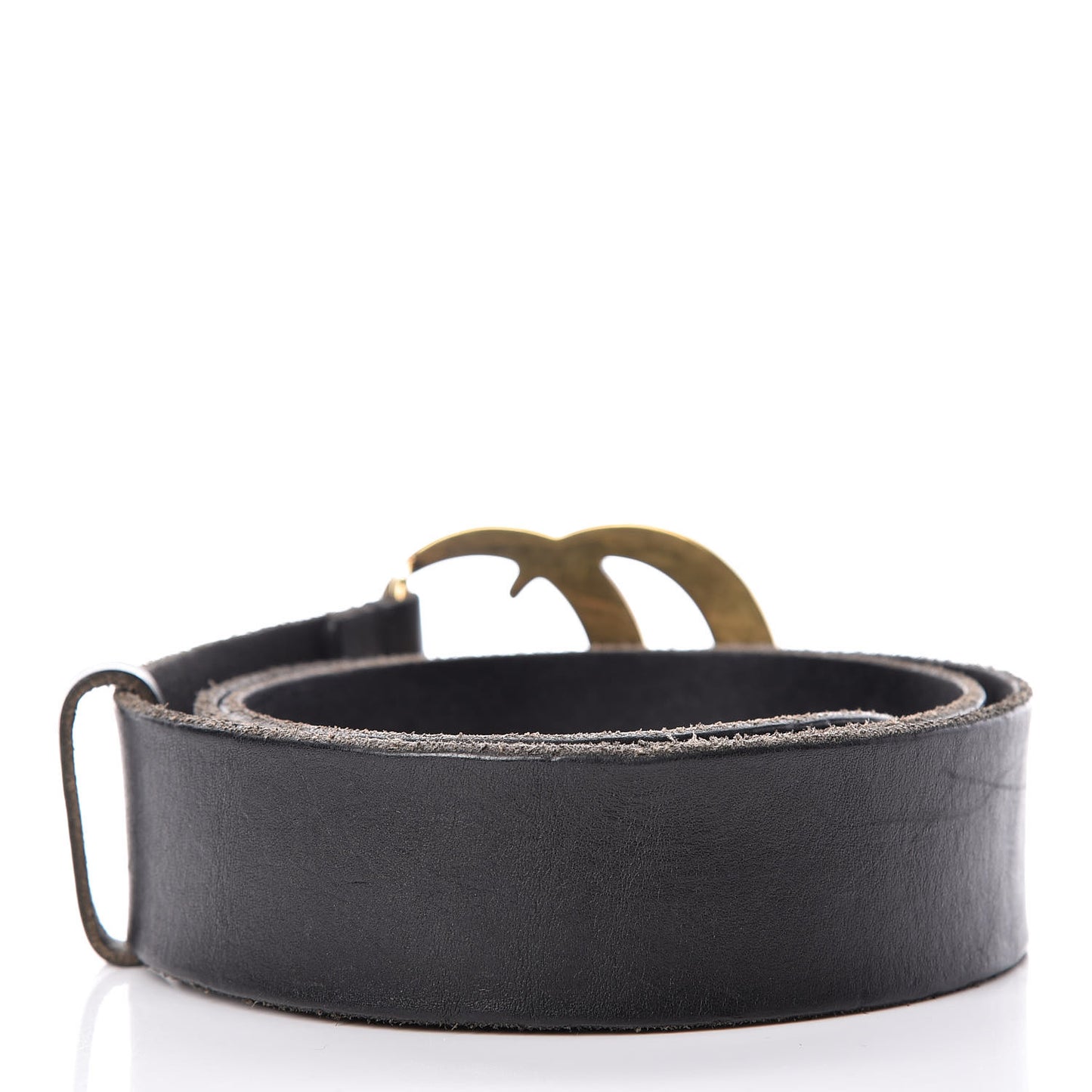 Faded Calfskin Double G 40mm Belt 85 34 Black