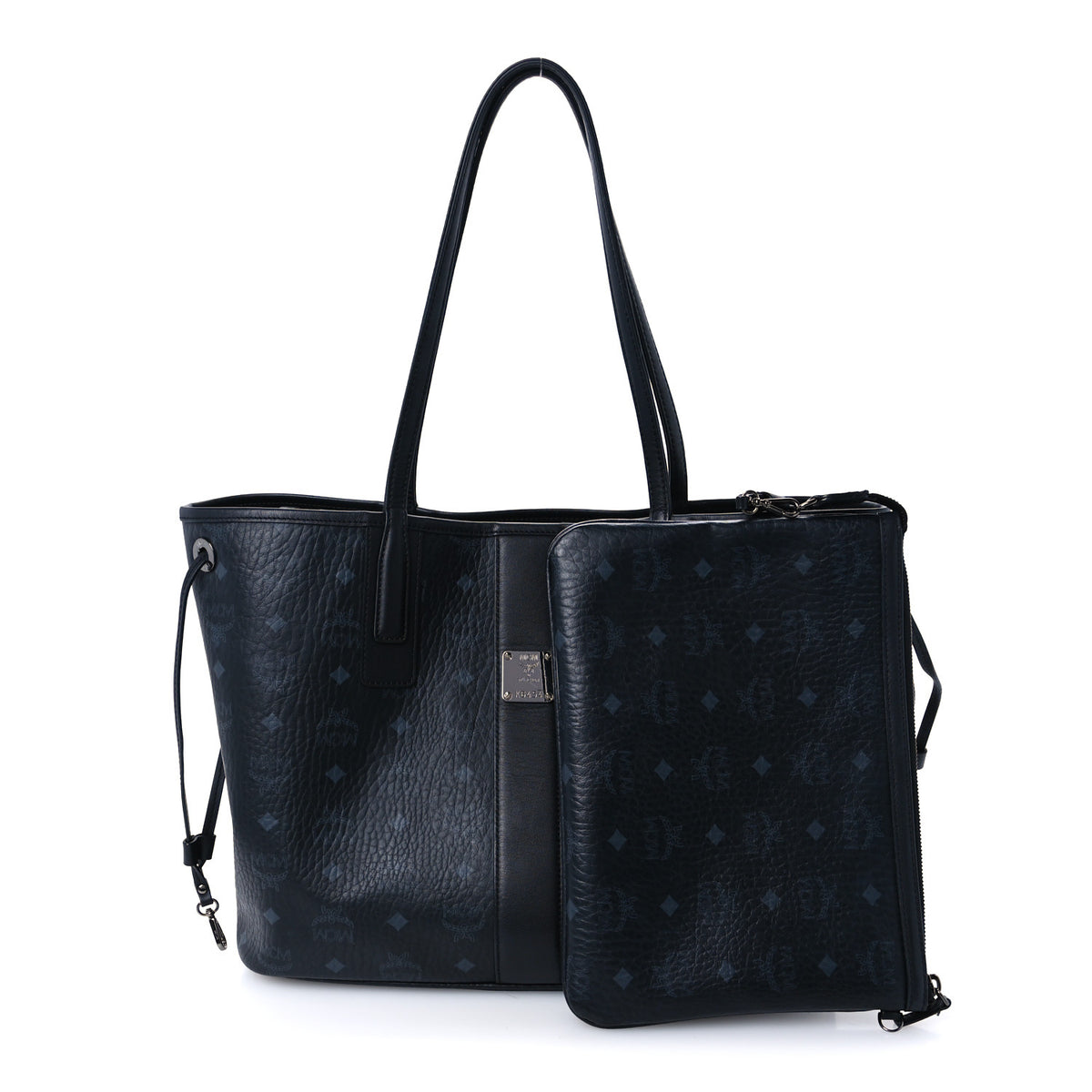 Visetos Medium Liz Reversible Shopper Tote Black