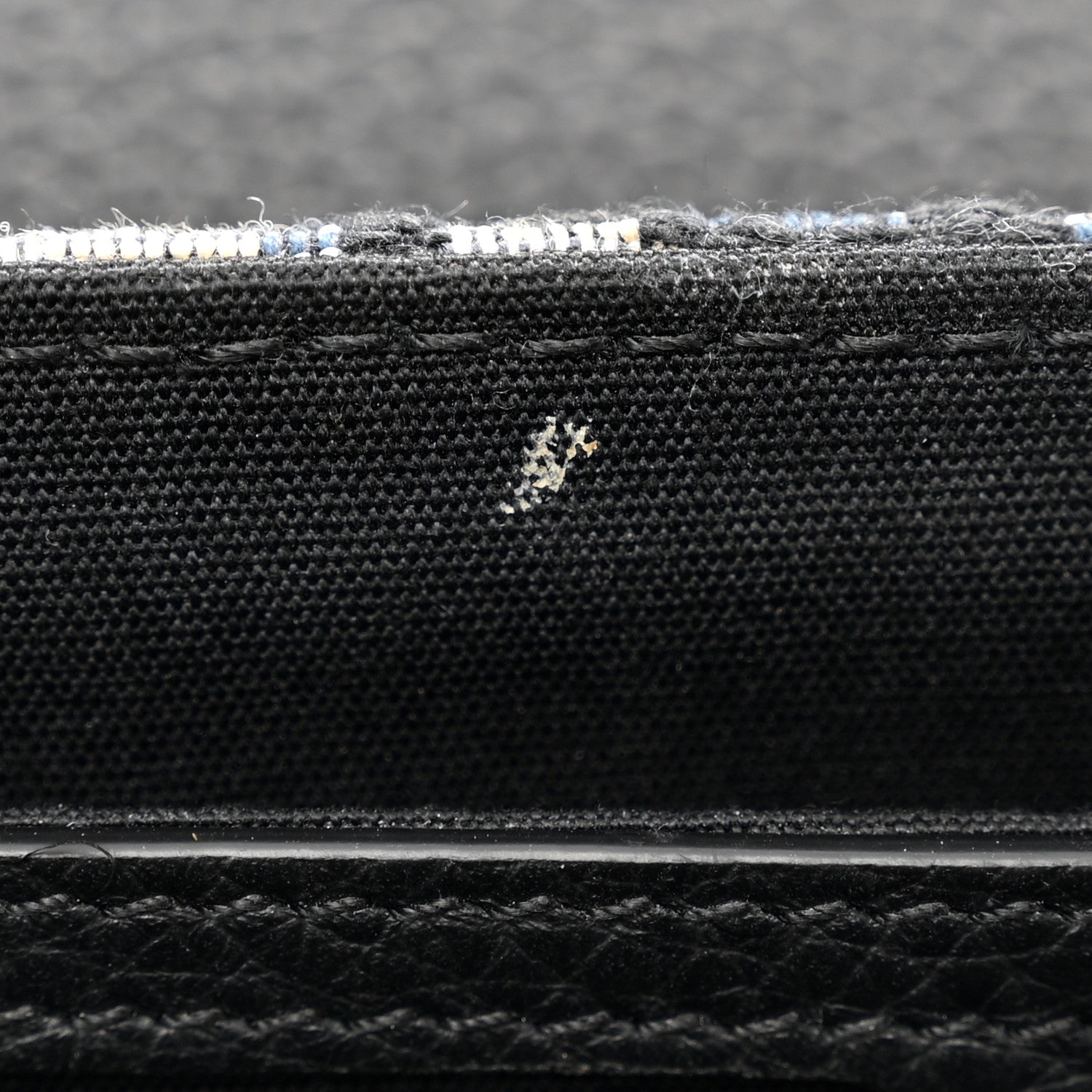 Christian Dior Grained Calfskin Oblique Saddle Messenger Black 7 of 11