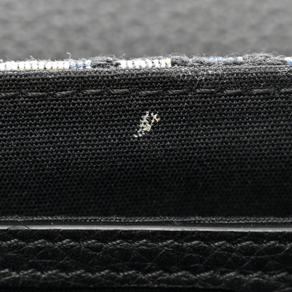 Christian Dior Grained Calfskin Oblique Saddle Messenger Black 7 of 11