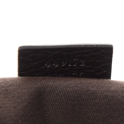 Gucci Monogram Flap Messenger Bag Beige Dark Brown 7 of 9