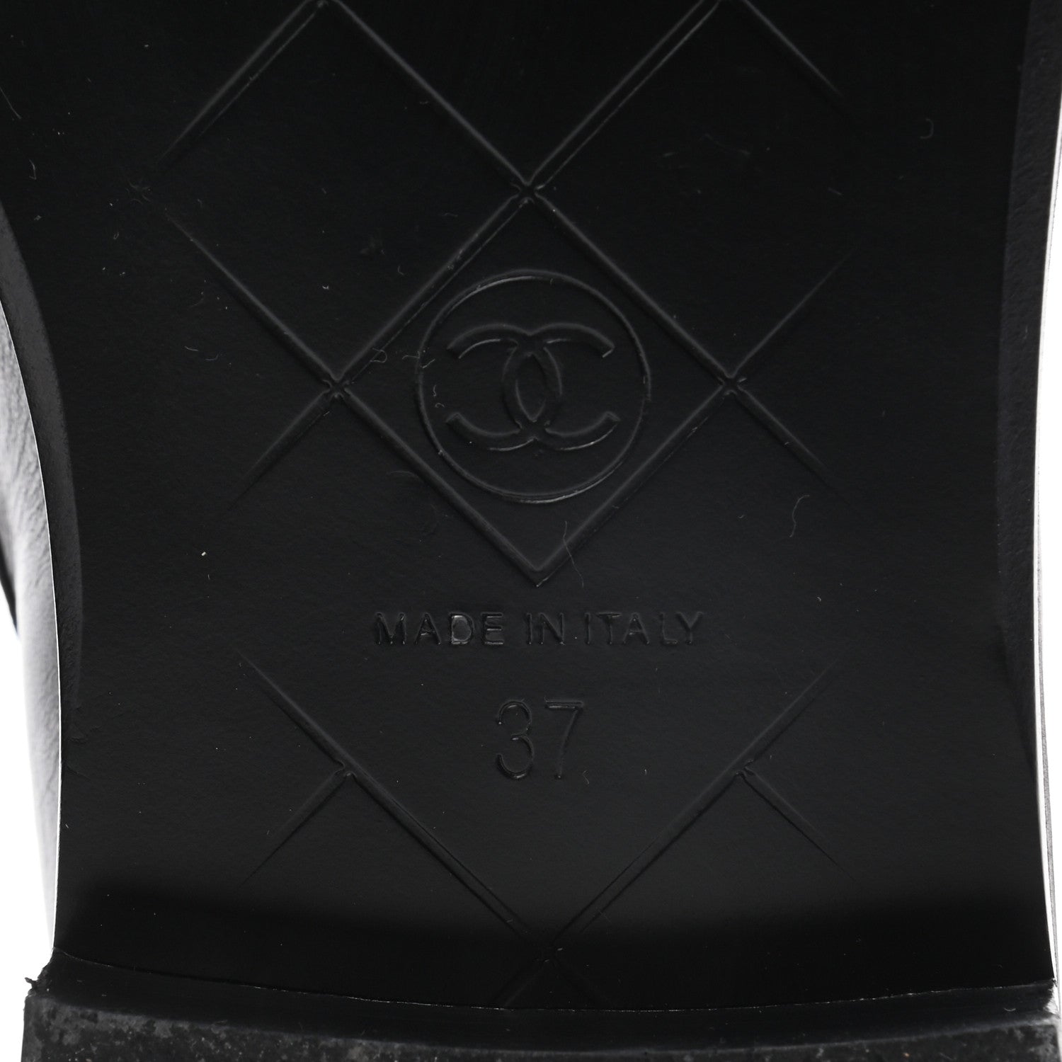 Chanel Lambskin Quilted CC Turnlock Loafers 37 Black 6 of 11