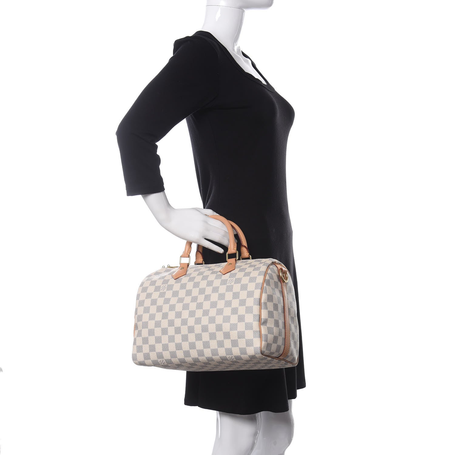 Louis Vuitton Damier Azur Speedy Bandouliere 30 2 of 12