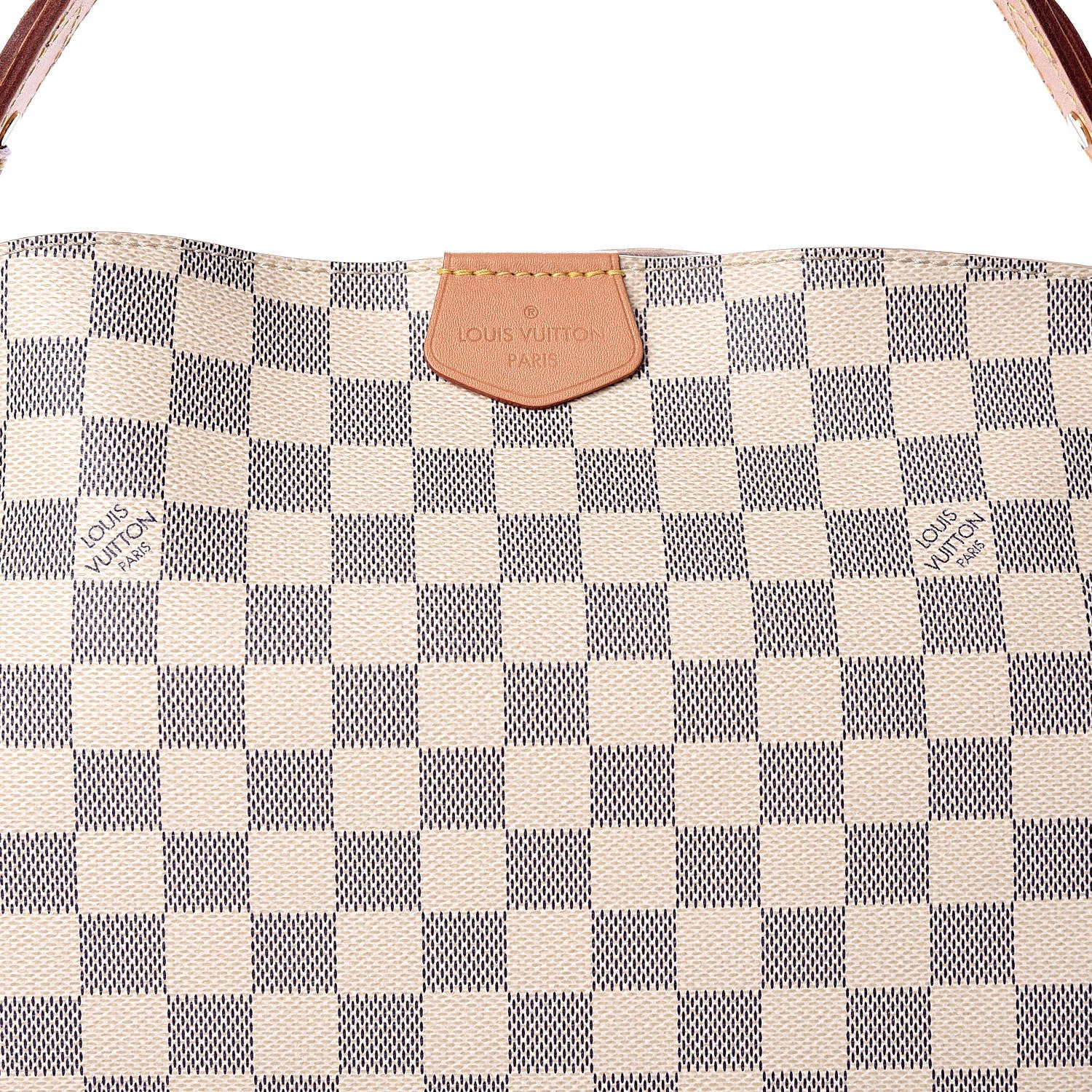 Louis Vuitton Damier Azur Graceful PM Rose Ballerine 8 of 12