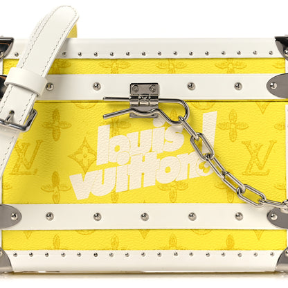 Louis Vuitton Vintage Monogram Everyday LV Clutch Trunk Jaune 6 of 8