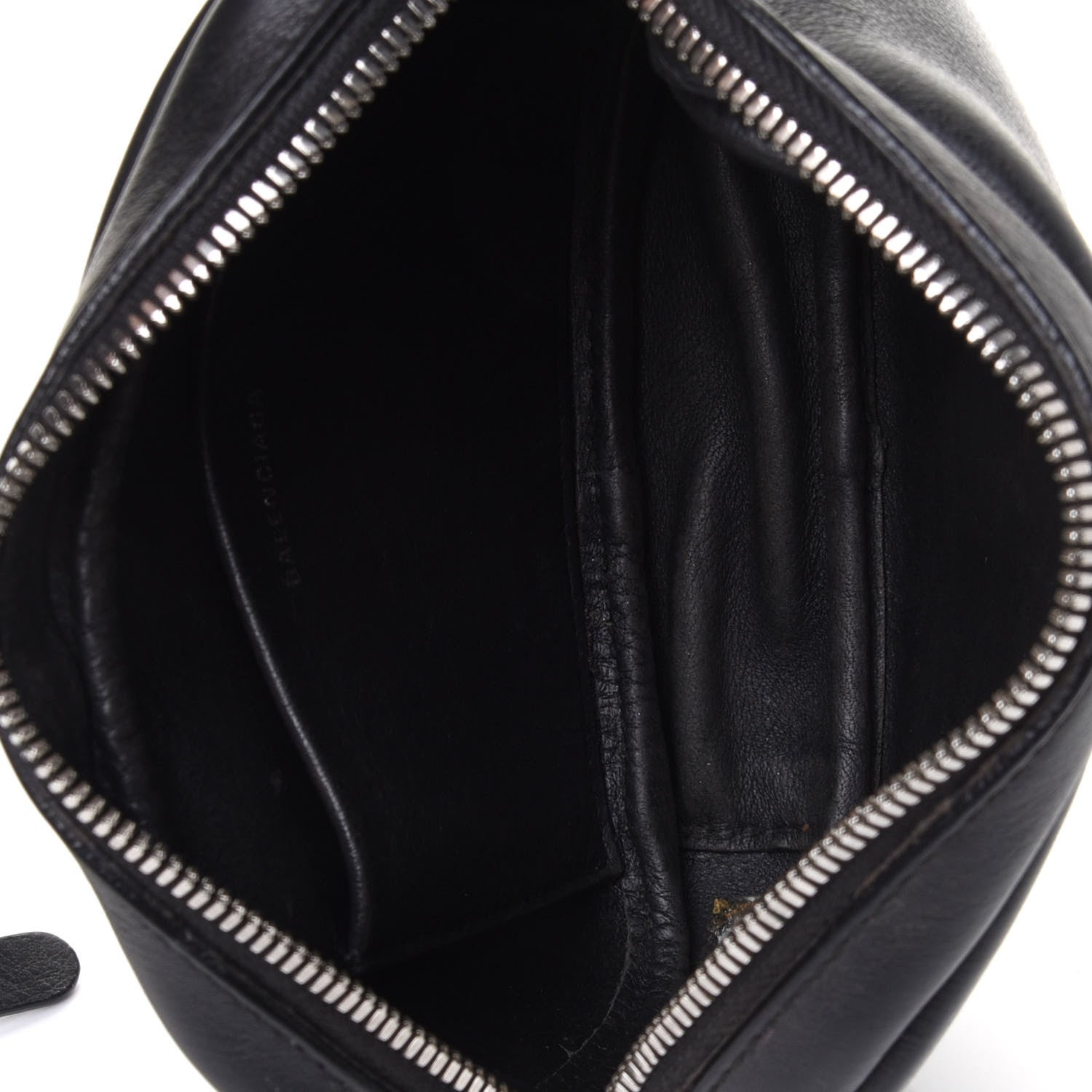 Balenciaga Calfskin Political Campaign Logo XS Camera Bag Black 5 of 14