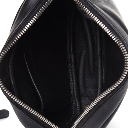 Balenciaga Calfskin Political Campaign Logo XS Camera Bag Black 5 of 14