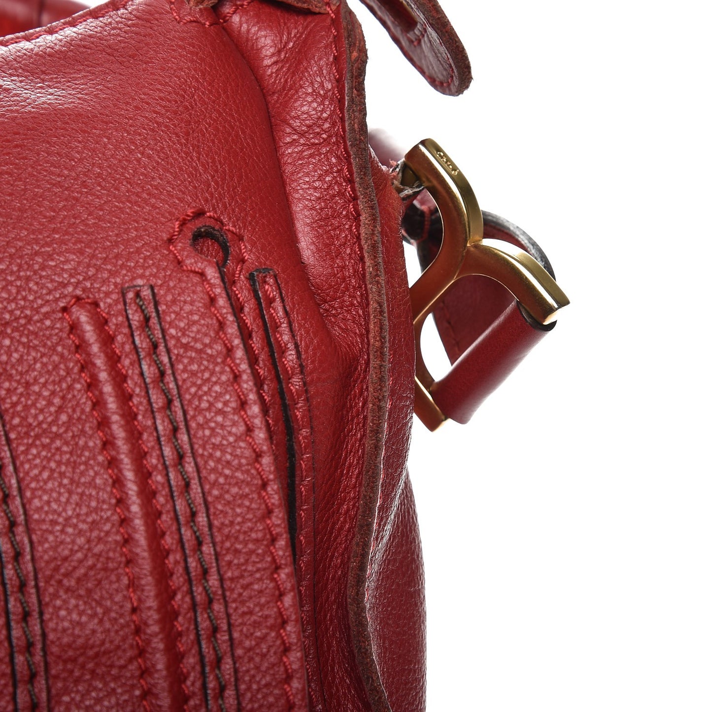 Calfskin Medium Marcie Hobo Garnet