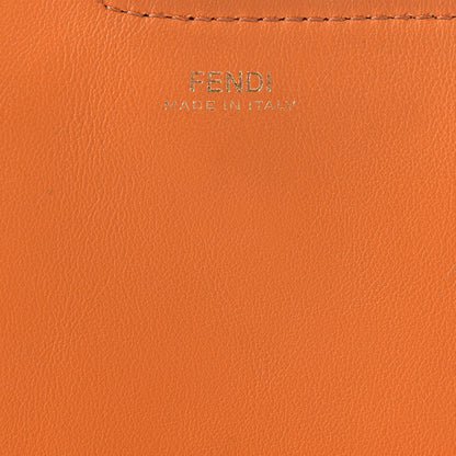 Fendi Vitello Grace Matte 3 Pocket Mini Crossbody Bag Aranciata 8 of 10