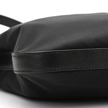Prada Tessuto Nylon Saffiano Crossbody Bag Black 8 of 10