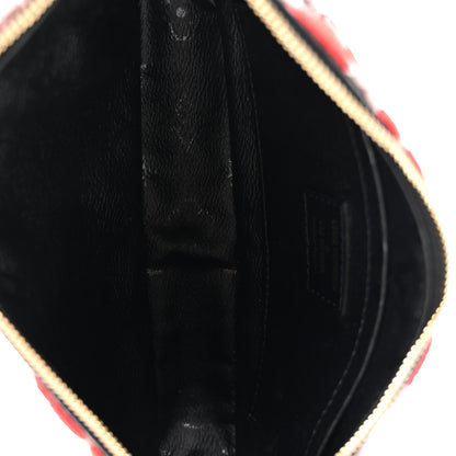 Louis Vuitton X UF Tufted Monogram Pochette Accessories Black Red 5 of 11
