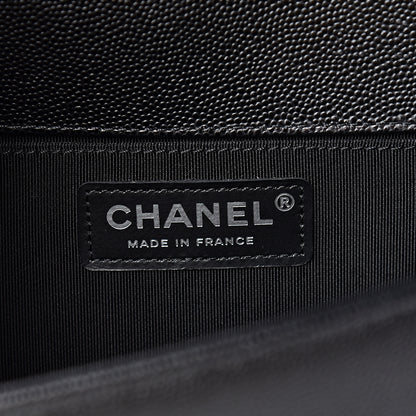 Chanel Caviar Quilted Medium Boy Flap Black 5 of 12