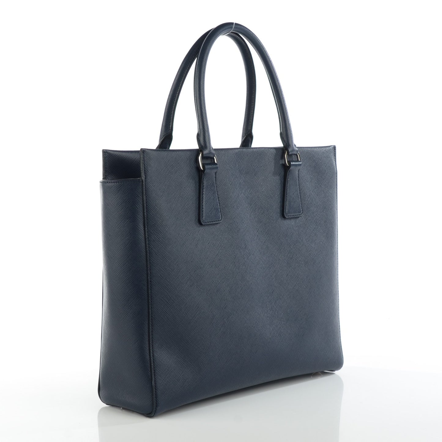 Saffiano Lux Double Handle Shopping Tote Baltico