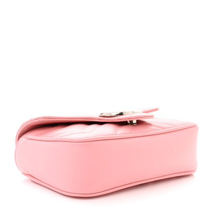 Gucci Calfskin Matelasse Super Mini GG Marmont Shoulder Bag Wild Rose 4 of 11