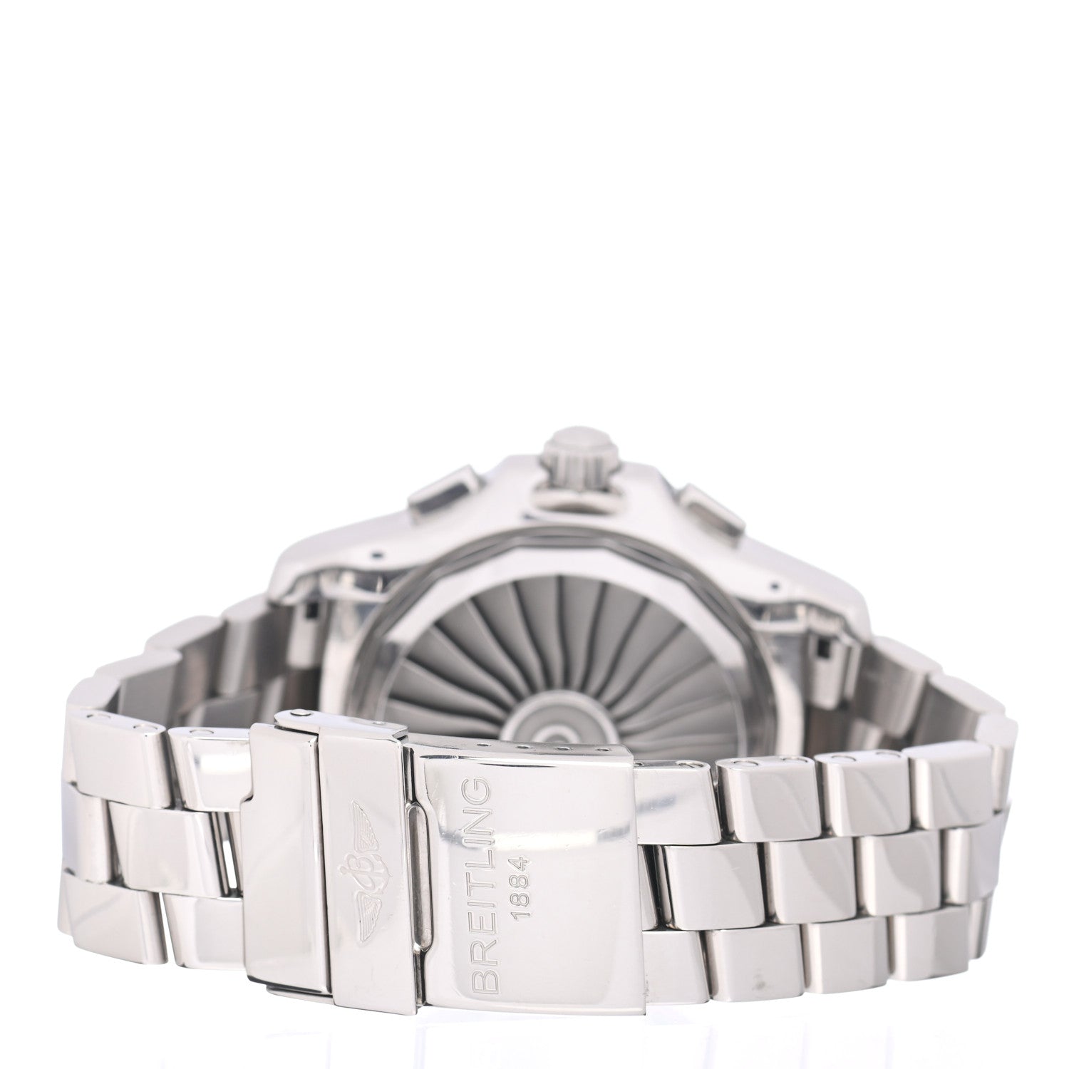 Breitling Stainless Steel 43.5mm Airwolf Digital Quartz Watch Blue A78363 3 of 4