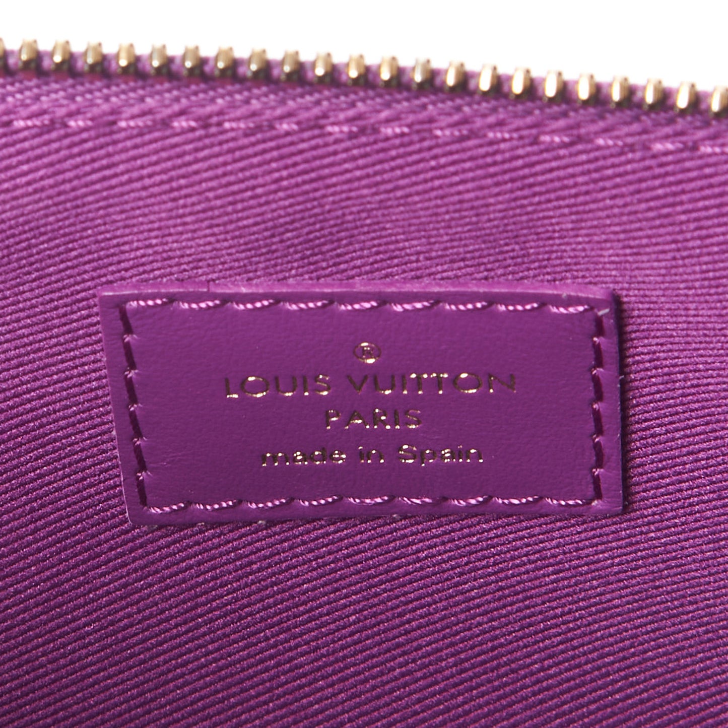 Monogram Double Flat Messenger Marron