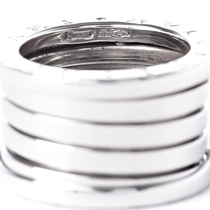 Bulgari 18K White Gold B.Zero1 Five-Band Ring 51 5.75 5 of 5