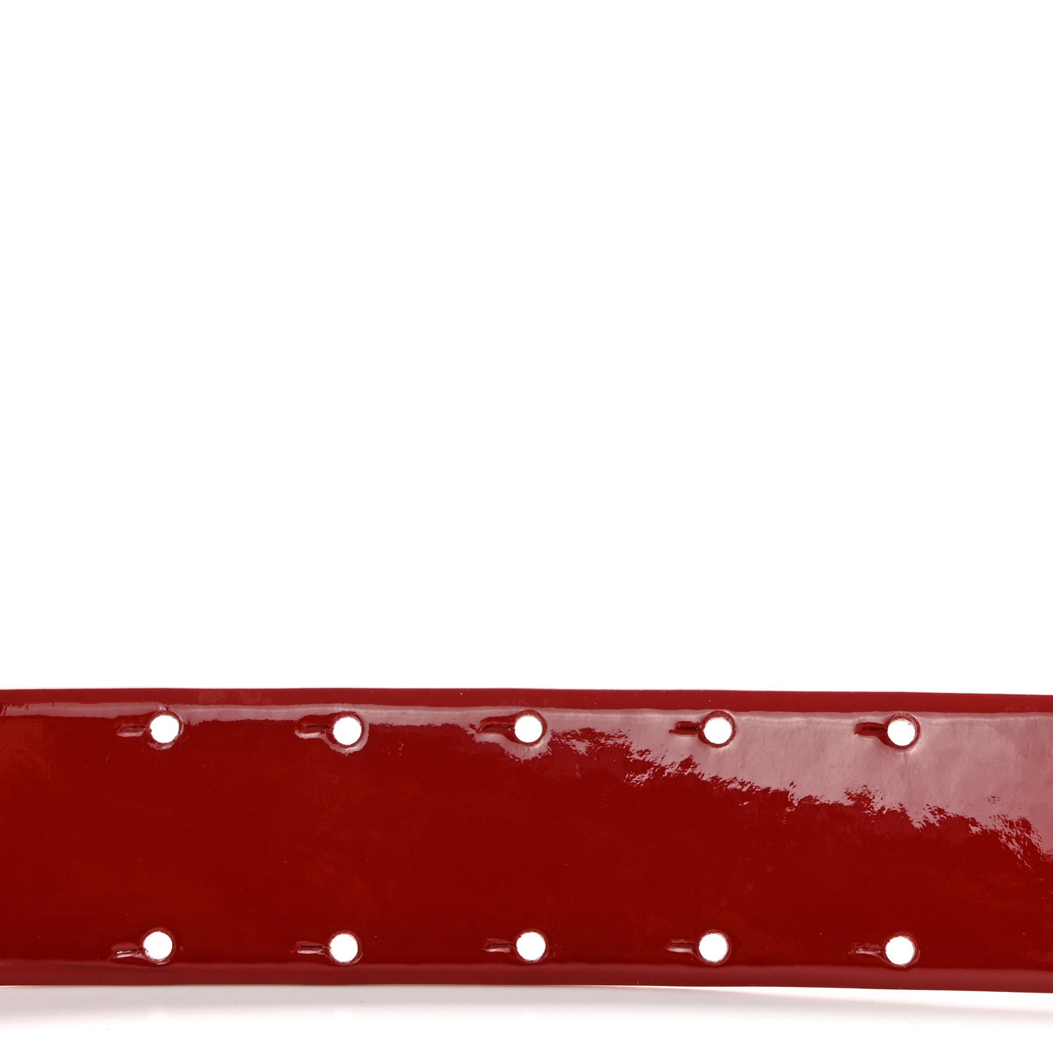 Chanel Patent Calfskin CC Belt 85 34 Red 5 of 6