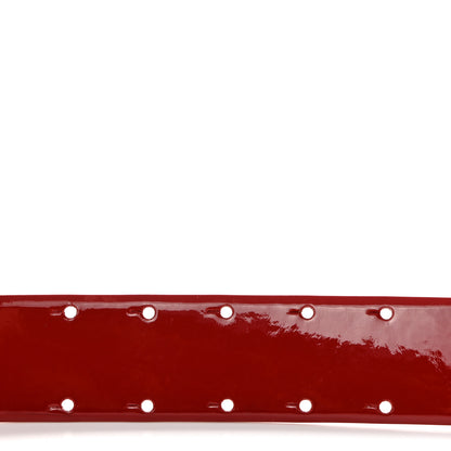 Chanel Patent Calfskin CC Belt 85 34 Red 5 of 6