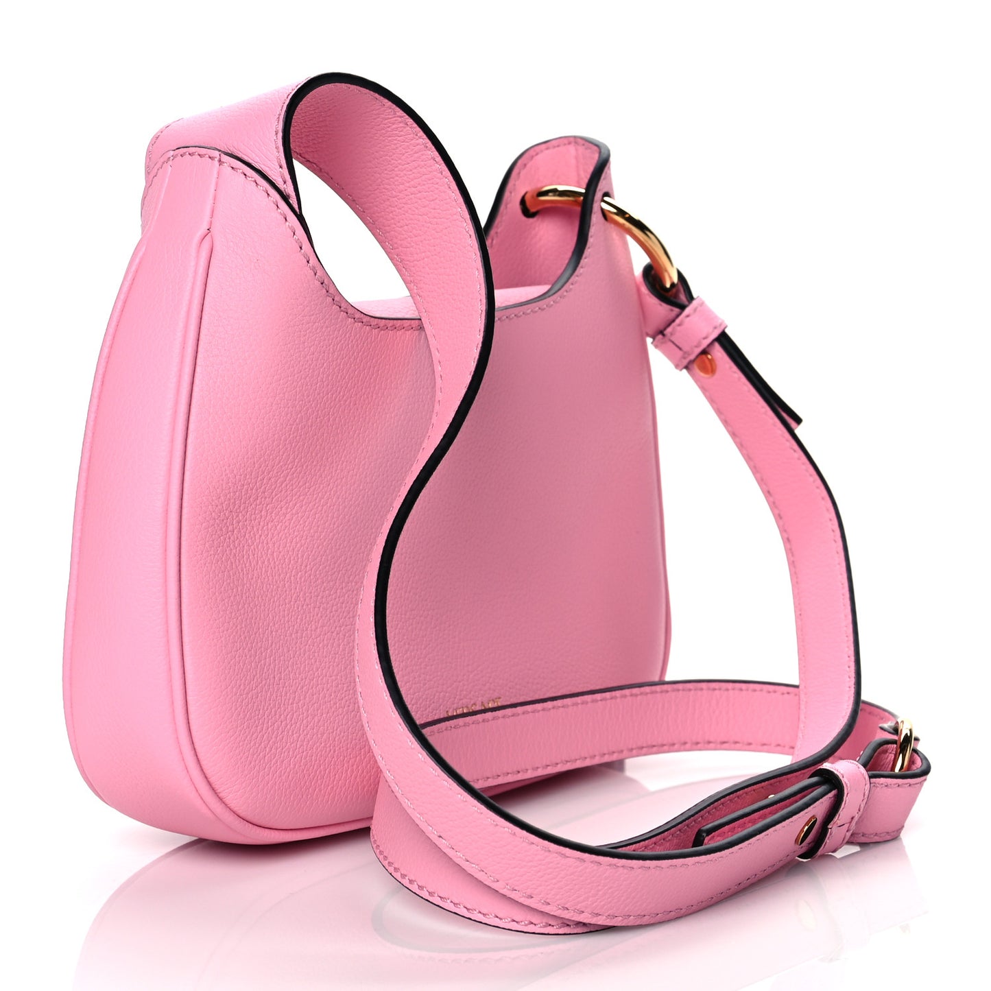Calfskin La Medusa Small Chain Hobo Bag Pink