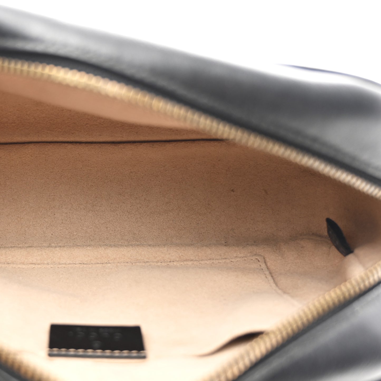 Calfskin Matelasse Small GG Marmont Chain Shoulder Bag Black