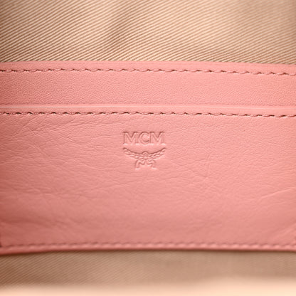 MCM Visetos Side Stud X-Mini Stark Bebe Boo Backpack Soft Pink 6 of 9