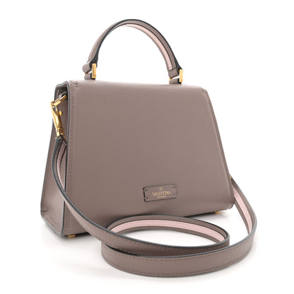 Valentino Garavani Grainy Calfskin Small VSling Top Handle Bag Clay 3 of 9