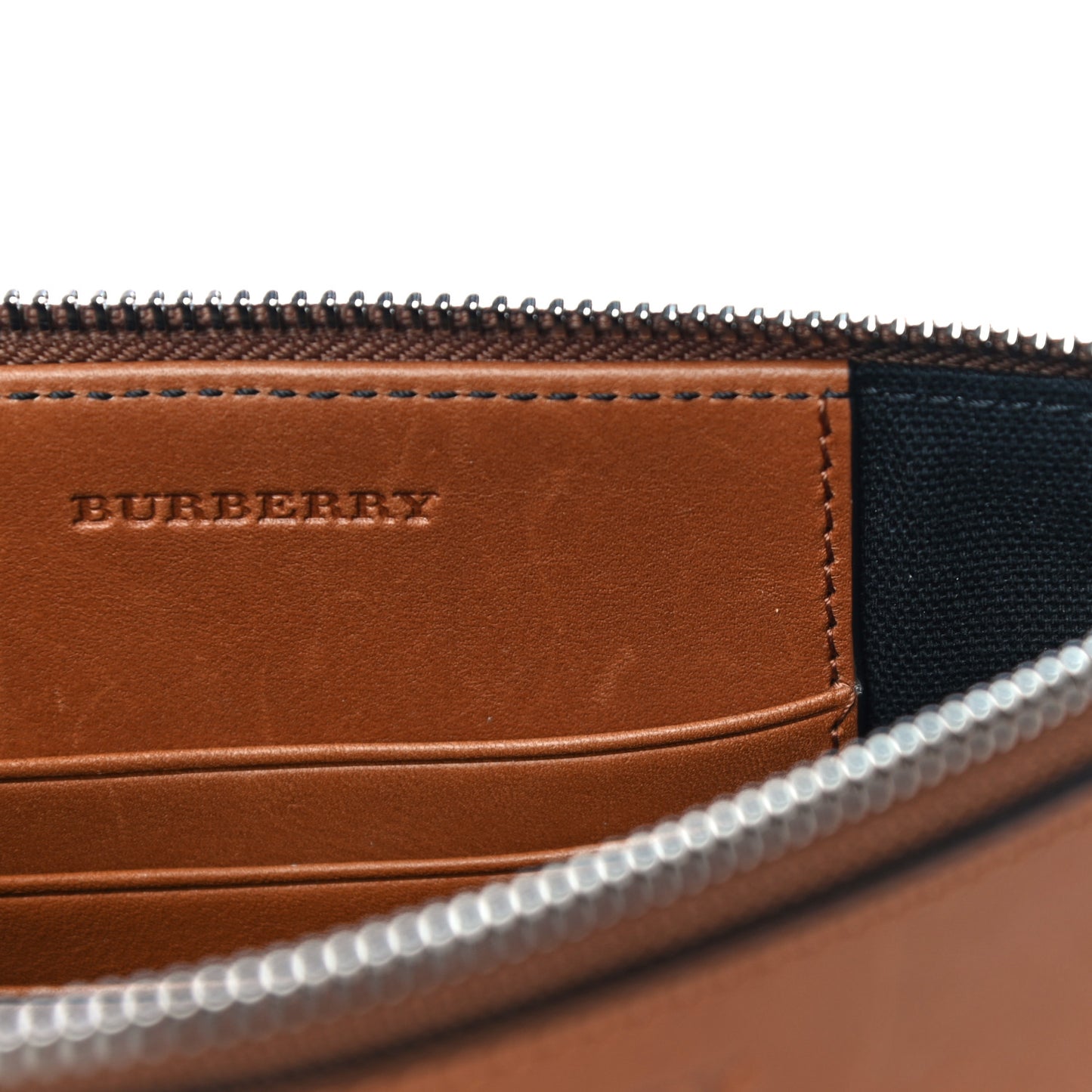 Mega Check Peyton Crossbody Clutch Bag Saddle Brown
