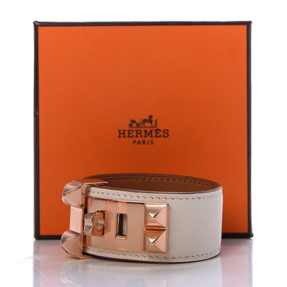 Hermes Swift Collier de Chien CDC 24 Bracelet T1 Nata 6 of 6